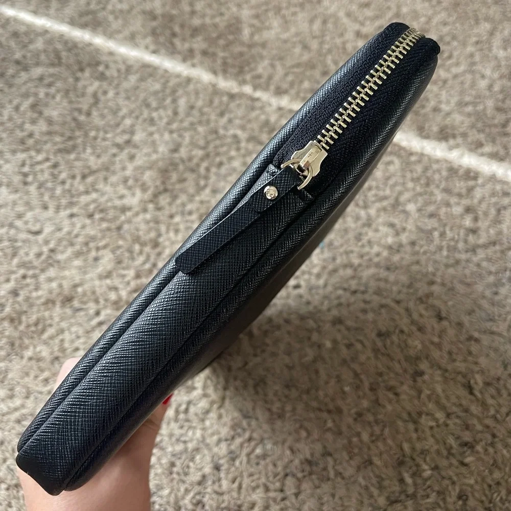Kate Spade Black Saffiano Leather Laptop Case